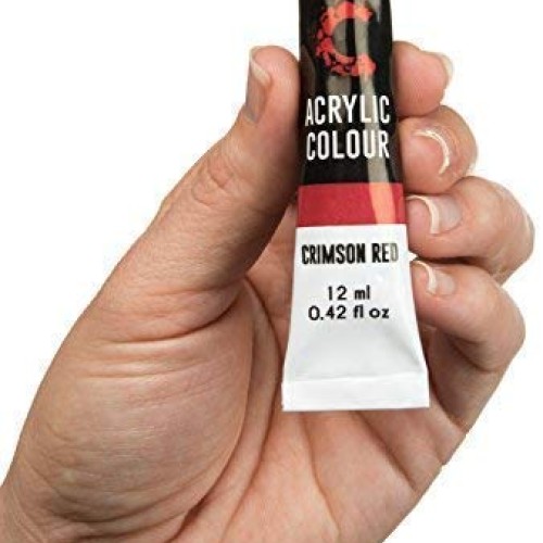 Creative Joy CJAPB01 Acrylic Paint Set & Brushes Vivid Paint Sets ...