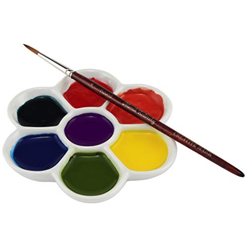 Creative Mark English Glazed Flower Paint Palette, Watercolor Pain...