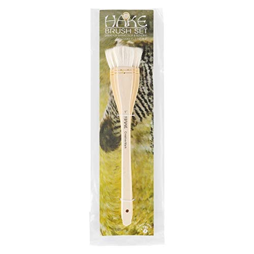 Creative Mark Hake Paintbrush Set, Soft White Hair Stitch-Tied Bru...