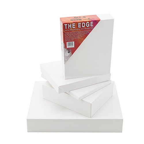 The Edge All Media Cotton Deluxe Stretched Canvas - Paintable Edge...