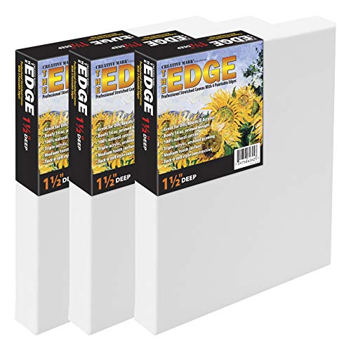 The Edge All Media Cotton Deluxe Stretched Canvas - Paintable Edge...
