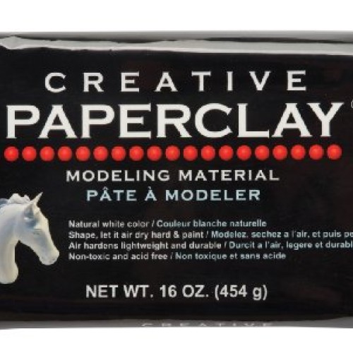 Creative Paperclay for Modeling Compound, 16-Ounce, White