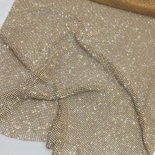 Creativesugar Craft Material Metal Rhinestone mesh Fabric cuttable...