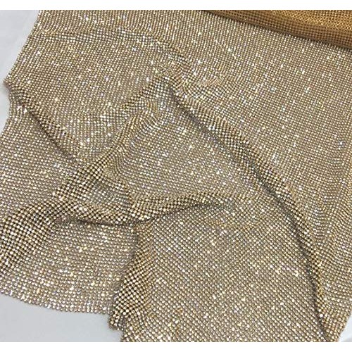 Creativesugar Craft Material Metal Rhinestone mesh Fabric cuttable...