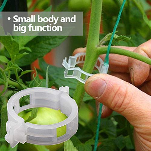 Creatlucky Plant Support Garden Clips Support Vine Clips Tomato Tr...