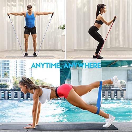 Resistance Bands Set 17pcs, Resistance Band, Exercise Bands Fitnes...