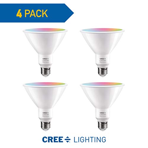 Cree Lighting Connected Max Bluetooth + WiFi Smart LED Bulb Tunabl...