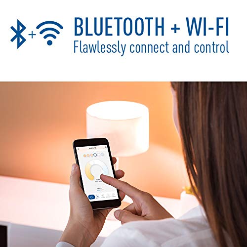 Cree Lighting Connected Max Bluetooth + WiFi Smart LED Bulb Tunabl...