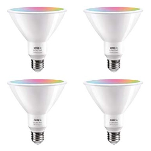 Cree Lighting Connected Max Bluetooth + WiFi Smart LED Bulb Tunabl...