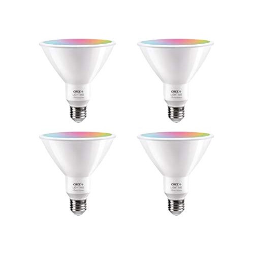 Cree Lighting Connected Max Bluetooth + WiFi Smart LED Bulb Tunabl...