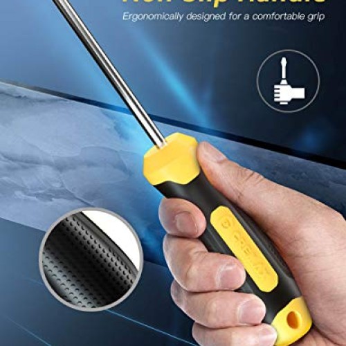 Magnetic Screwdriver Set 57 PCS Includes Slotted/Phillips/Torx Min...