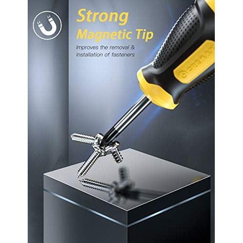 Magnetic Screwdriver Set 57 PCS Includes Slotted/Phillips/Torx Min...