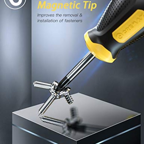 Magnetic Screwdriver Set 57 PCS Includes Slotted/Phillips/Torx Min...