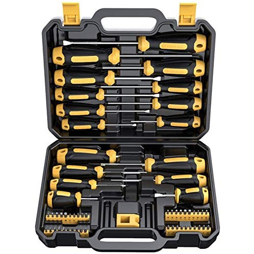 Magnetic Screwdriver Set 57 PCS Includes Slotted/Phillips/Torx Min...