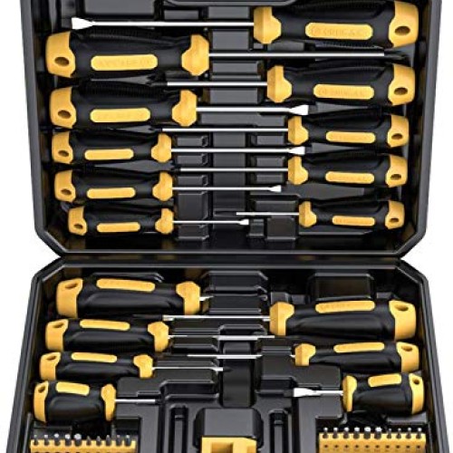 Magnetic Screwdriver Set 57 PCS Includes Slotted/Phillips/Torx Min...