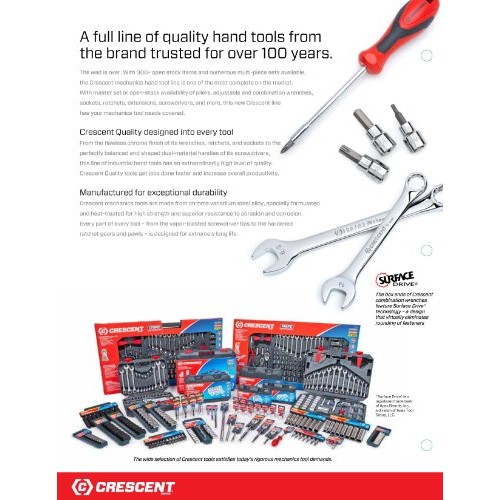 Crescent 170 Pc. General Purpose Tool Set - Closed Case - CTK170CMP2