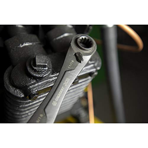 Crescent 2 Pc. X6 4-in-1 Black Oxide Spline Ratcheting SAE Wrench ...