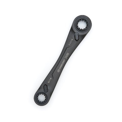 Crescent 2 Pc. X6 4-in-1 Black Oxide Spline Ratcheting SAE Wrench ...