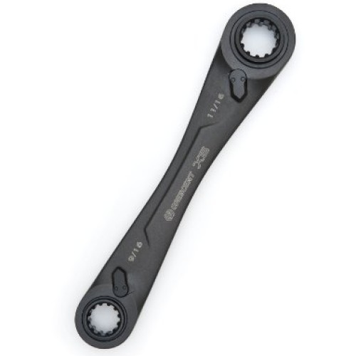 Crescent 2 Pc. X6 4-in-1 Black Oxide Spline Ratcheting SAE Wrench ...