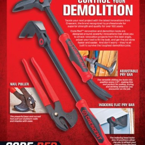 Crescent Brand BLACK DB18X 18 Indexing Flat Prybar