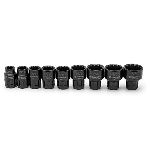 Crescent CX6PT20 X6 Pass-Through Ratchet and Sockets, 20-Piece