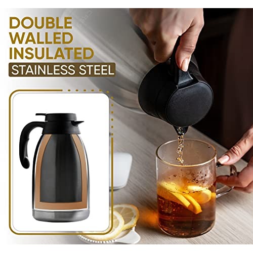 Thermal Coffee Carafe - 68Oz Coffee Carafes For Keeping Hot Liquid...