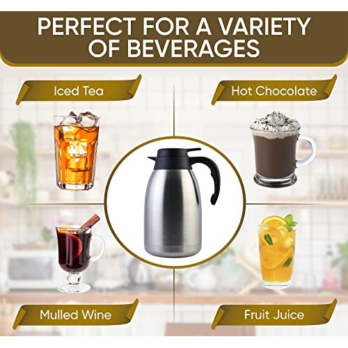 Thermal Coffee Carafe - 68Oz Coffee Carafes For Keeping Hot Liquid...