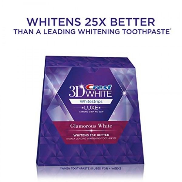 Crest 3D White Glamorous White Whitestrips Dental Teeth Whitening ...