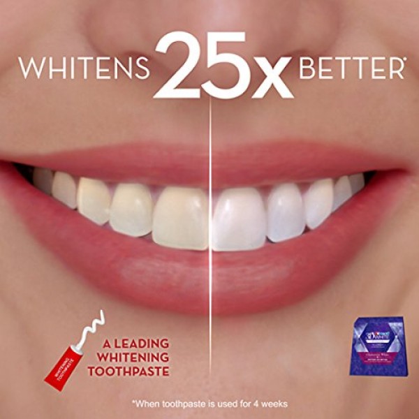 Crest 3D White Glamorous White Whitestrips Dental Teeth Whitening ...