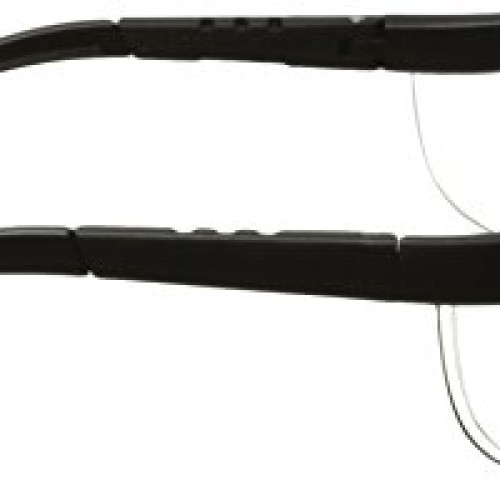 MCR Crews KD110 Klondikke Safety Glasses - Black Frame, Clear Lens