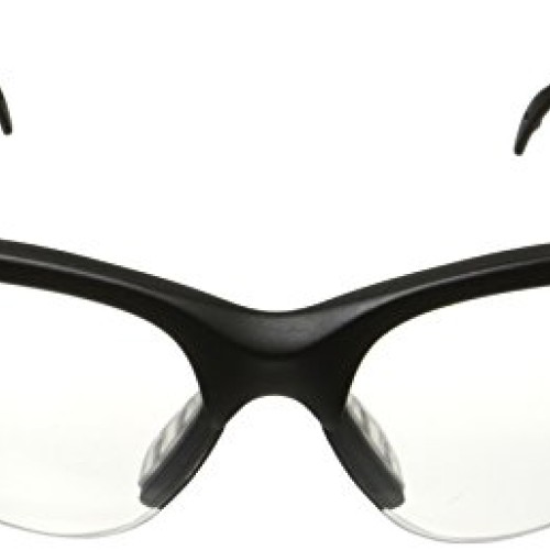 MCR Crews KD110 Klondikke Safety Glasses - Black Frame, Clear Lens