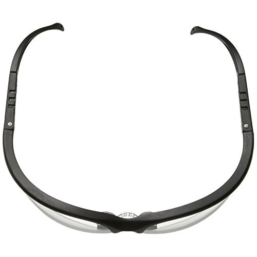 MCR Crews KD110 Klondikke Safety Glasses - Black Frame, Clear Lens