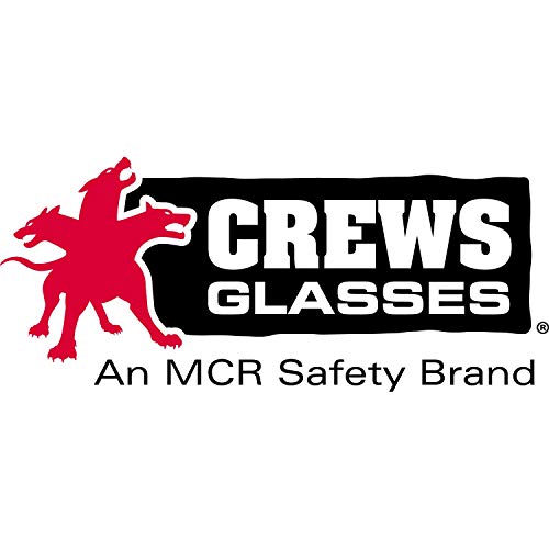 Crews BK110AF Bearkat Safety Glasses Clear Frame w/Clear Anti-Fog ...