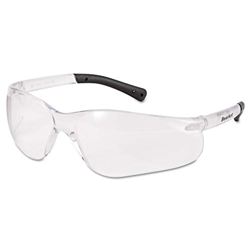Crews BK110AF Bearkat Safety Glasses Clear Frame w/Clear Anti-Fog ...