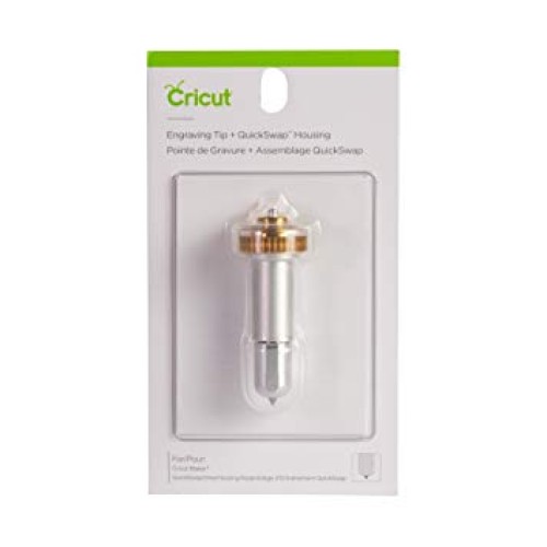 Cricut QuickSwap Engraving Tip + Housing, Silver