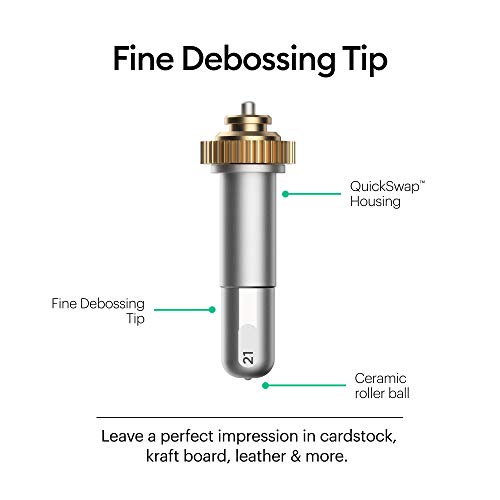 Cricut Tip Housing QuickSwap Fine Debossing, Silver