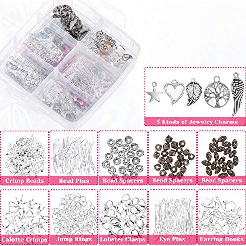 Jewelry Making Supplies, Cridoz Jewelry Making Tools Kit with Jewe...