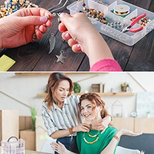 Jewelry Making Supplies, Cridoz Jewelry Making Tools Kit with Jewe...