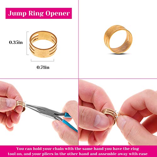 Jump Rings and Jewelry Pliers for Jewelry Making, Cridoz Jewelry R...
