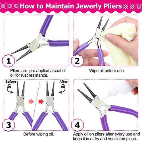 Jump Rings and Jewelry Pliers for Jewelry Making, Cridoz Jewelry R...