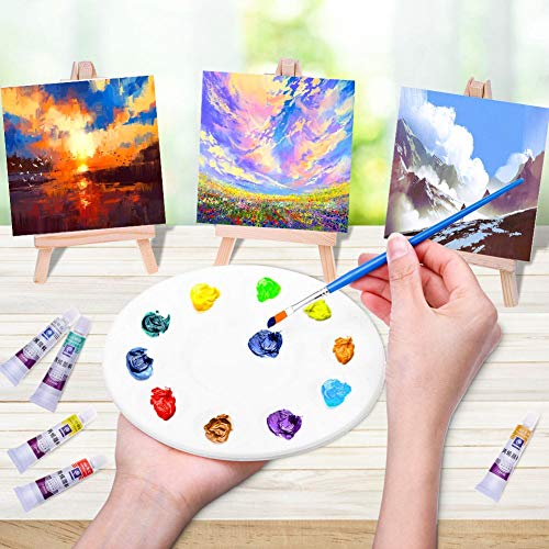 Painting Canvas for Kids, Cridoz 18 Pack Mini Painting Canvas with...