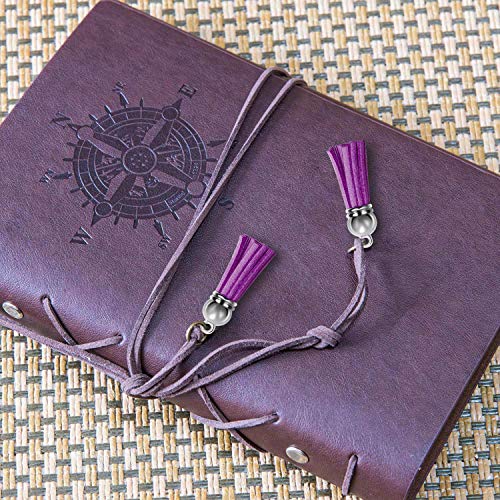 Tassels, Cridoz 200pcs Leather Keychain Tassels Bulk for Crafts, K...
