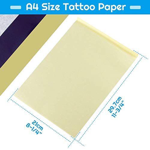 Tattoo Transfer Paper, Cridoz 20 Sheets Stencil Paper for Tattooin...