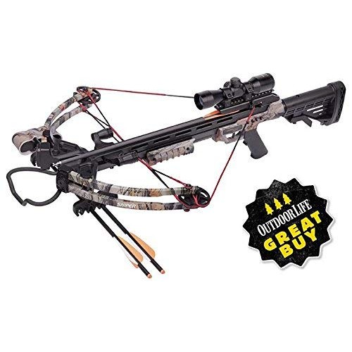 Centerpoint AXCS185CK Sniper 370 Crossbow Package, Camo