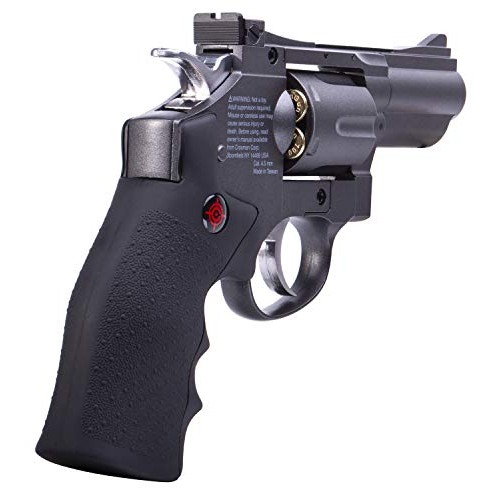 Crosman SNR357 .177 Pellet/4.5 MM BB CO2-Powered Revolver Black/Gr...