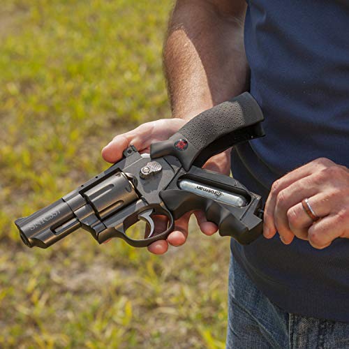 Crosman SNR357 .177 Pellet/4.5 MM BB CO2-Powered Revolver Black/Gr...