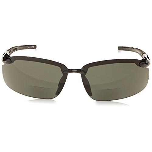 Crossfire Eyewear 2941420 2.0 Diopter ES5 Safety Glasses with Blac...