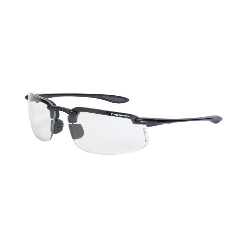 Crossfire 2164 Clear Safety Glasses, Scratch-Resistant, Frameless