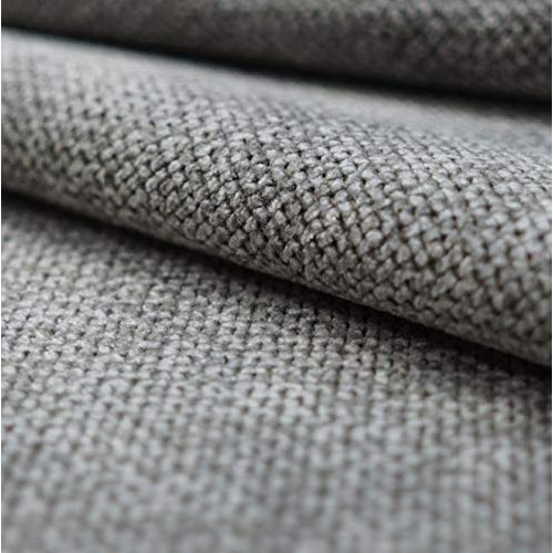 Soft Gray Chenille Fabric for Furniture Upholstery, Sofas and Chai...