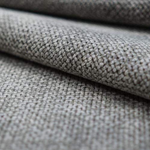 Soft Gray Chenille Fabric for Furniture Upholstery, Sofas and Chai...